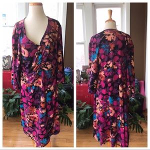 Alfani multi print dress size 2X